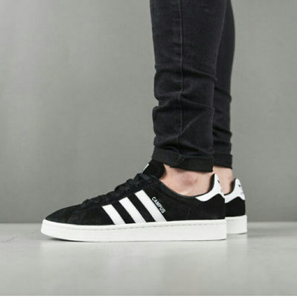 mens adidas campus black